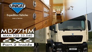 UNICAT Expedition Vehicles - Part 2 Interior MD77H MAN TGS 33.540 - 6X6