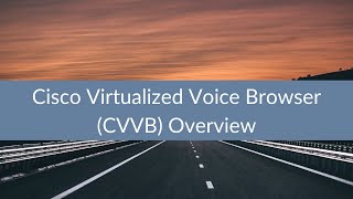 Cisco Virtualized Voice Browser (CVVB) Overview