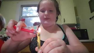DIY candles out of crayons