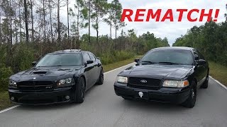 REMATCH Crown Victoria V.S Charger SRT8