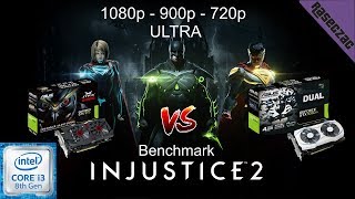 Injustis 2 Beta / benchmark / GTX950 / GTX1050Ti / i3 8100 / Gameplay /
