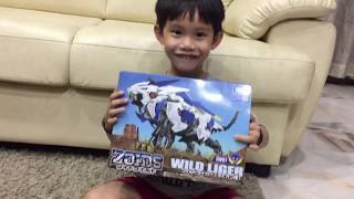Unboxing Eugene 1st Zoids "Wild Liger"