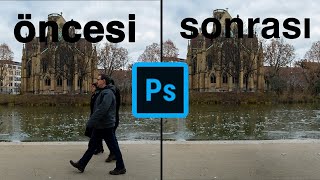 Photoshop ile insan ve obje silme