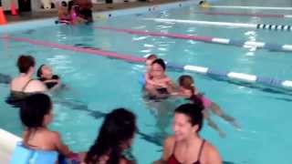 Swimming class with Emily