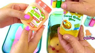 #ЧЕЛЛЕНДЖ ДЕСЕРТ ИЗ СЛАЙМА! #FOOD CHALLENGE - DESSERT FROM SLIME! Видео для Детей for kids