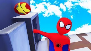 ЧТО ПРОИСХОДИТ НА ЗАВОДЕ HUMAN FALL FLAT пластилиновые герои Володя Человек Паук и Железный Человек
