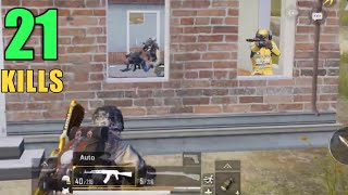 WHAT WOULD YOU DO IN THIS SITUATION?? | 21 KILLS SOLO VS SQUAD | PUBG MOBILE