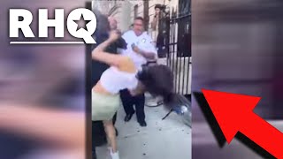 NYPD Cop Punches Women In Face During Arrest (WATCH)