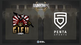 R6S - GiFu vs  PENTA Sports - ESL Rainbow Six Pro League PC   EU Playday 6