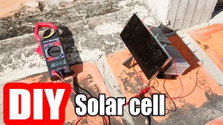 Experiment, DIY Peltier as solar cell