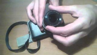 canon sx210is easy lens disassembly for dust clean \ разбираем объектив для чистки от пыли