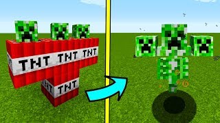 КАК СКРАФТИТЬ КРИПЕРА МУТАНТА ? КАК ПОЛУЧИТЬ СЕКРЕТНЫХ МОБОВ В MINECRAFT ЗАЩИТА НУБА