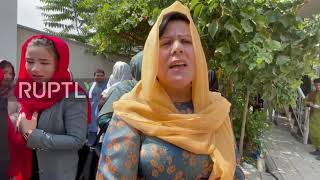 Afghanistan: Women protest abolition of female ministry in Kabul
