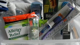 Car Emergency Kit using DOLLAR TREE items!