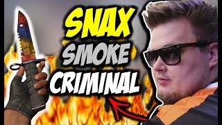 SNAX W PÓŁFINALE ESL ONE NEW YORK !!! SNAX "SMOKE CRIMINAL" CLUTCH 1vs3 - MOUSESPORTS VS GAMBIT !!!