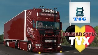 Belgian Style! - TVX (Vanhooren Xavier) Scania RJL + Ekeri Trailer - LINK [1.27]