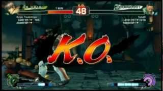 Kiryu Tsukimiya (Guy) vs funa9 (Dudley), ma2onz (Rose) AE2012 Endless Matches
