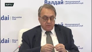 Live: Bogdanov participates in Valdai Club conference on Middle East
