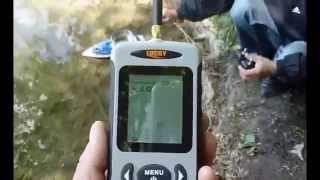 FFW 718Беспроводной эхолот Fishfinder FFW718 и кораблик для прикормки