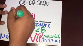 NÚMEROS PARA HOY 06 DE FEBRERO DEL 2020 - PARA GANAR EN LAS LOTERÍAS.
