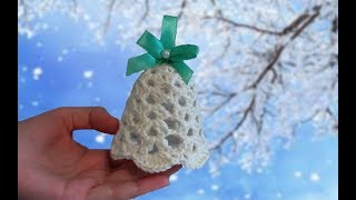 Вязание крючком. Ажурный колокольчик. Пошаговый МК