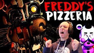 Twin Toys Plays Five Nights at Freddy's:  Freddy's Pizzeria Simulator:  Spring Trap Jumpscare