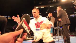 Sergey Kovalev Post-Fight Interview in Russian