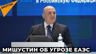 Без цифровизации придется вернуть таможню Мишустин об общем товарном рынке ЕАЭС 720p