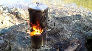 Лучшая щепочница для выживания - Solo Stove Titan. Конструкция и размеры