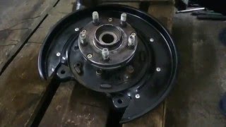 Ремонт левой ступицы Subaru Forester SG