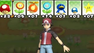 What happens when Pokémon-Trainer Red uses Mario's Power-Ups?
