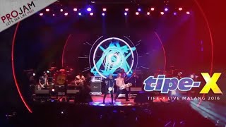 TIPE-X (Moment Bule naik panggung) Live Malang 2016