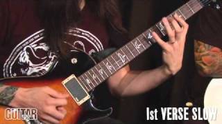 As I Lay Dying: "Parallels" Guitar Lesson