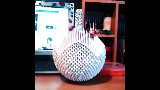Модульное 3D оригами ЛЕБЕДЬ