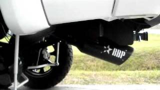 2011 Toyota Tundra Full Custom RBP Exhaust True Dual Diesel Mufflers and Tips