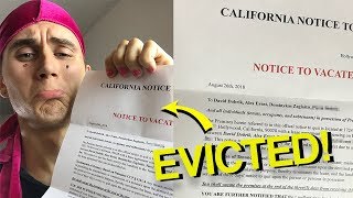 we're getting EVICTED!