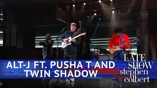 Alt J Ft. Pusha T And Twin Shadow Perform 'In Cold Blood'