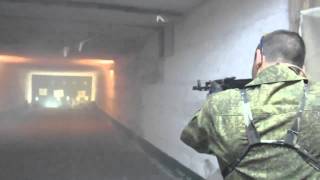 Как Ополченцы отрабатывают навык стрельбы.