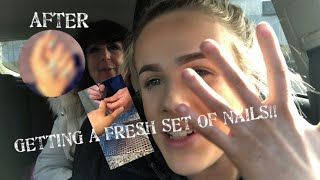 GETTING A FRESH SET OF NAILS!!