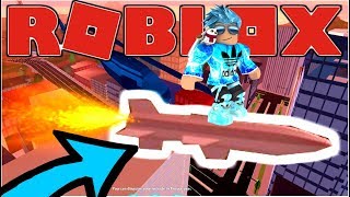 ROCKET RIDE USING MILITARY HELICOPTER (Roblox Jailbreak)