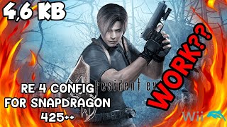 Resident Evil 4 Wii Dolphin Emulator Config HD Resolution Snapdragon 450,636,650,660,665