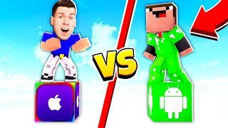 ЛАКИ БЛОК АЙОС vs ЛАКИ БЛОК АНДРОИД ВЫБЕРИ ПРАВИЛЬНЫЙ ЛАКИ БЛОК ЧТОБЫ ВЫЖИТЬ В МАЙНКРАФТ Нуб и Про