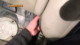 volvo 80 снимаем боковые накладки задних сидений
