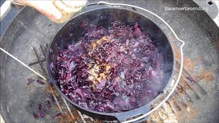 Weihnachtlicher Rotkohl, Anleitung mit Gelinggarantie, mit Walnuss-Zimt Geschmack, Kurzkrimi Folge 5