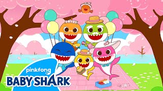 Baby Shark, Spring is Here! | Seasons and Weather for Kids | Spring Songs 