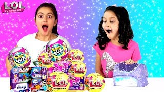 LUNCHBOX SWITCH UP CHALLENGE! SIS vs SIS ? - LOL Dolls, Pikmi Pops, Disney Emoji Toys + Kidtropolis
