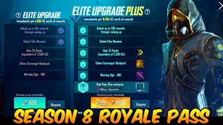 SEASON 8 ROYALE PASS REWARDS