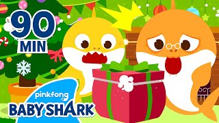 Let's Open the Presents with Baby Shark | +Compilation | Baby Shark Christmas 