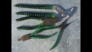 Ручки плоскогубцев из пластиковой бутылки / Handles pliers made of plastic bottles
