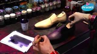 Comment patiner et glacer des chaussures brut